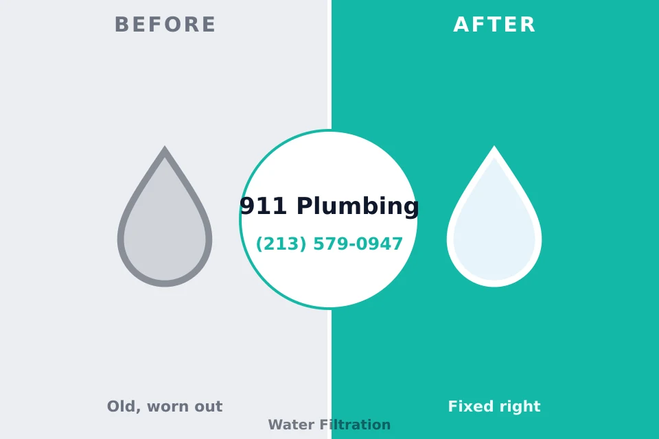 Before and after: plumbing company Dawson, MN